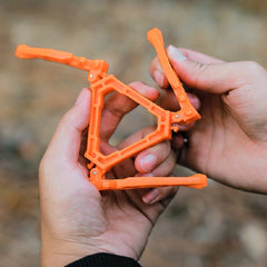 Gas Tank Holder Foldable Canister Stand Camping Tripod