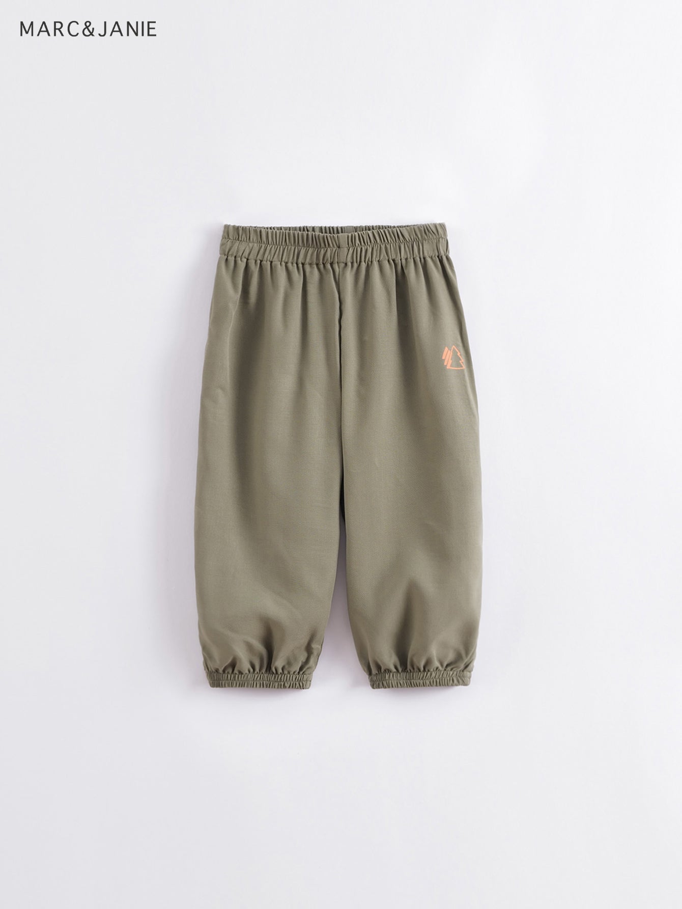 Girls Cartoon Elastic Cropped Pants Kids Summer Breathable Baggy Pants