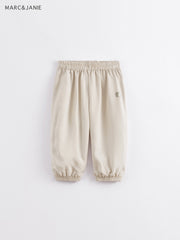 Girls Cartoon Elastic Cropped Pants Kids Summer Breathable Baggy Pants