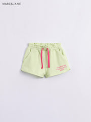 Girls Breathable Shorts With Draw String - Kids Summer Sports Shorts