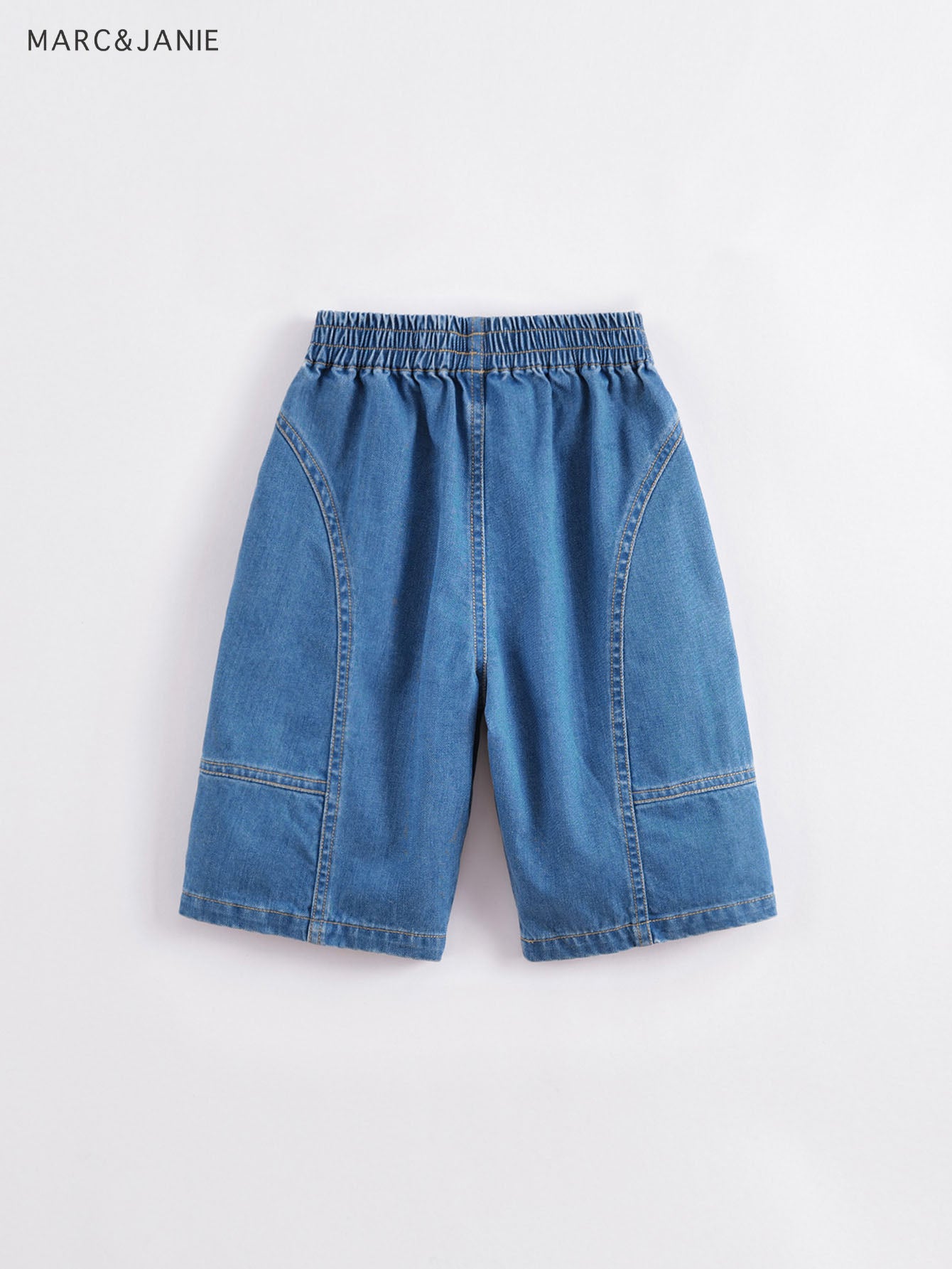 Boys Elastic Cropped Jeans Summer Pants