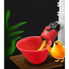 20pcs Automatic Poultry Water Cups for Quail Duck Hen Drinking & Feeding