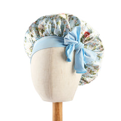 Girls Strap Sleeping Bonnet Hat Comfortable Elastic Nightcap For Long Hair