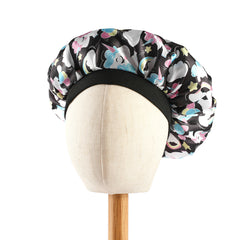 Girls Unicorn Print Sleeping Bonnet Hat for Long Hair Kids