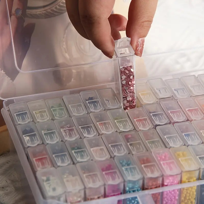 Diamond Painting Beads Charms Storage Box Set Container