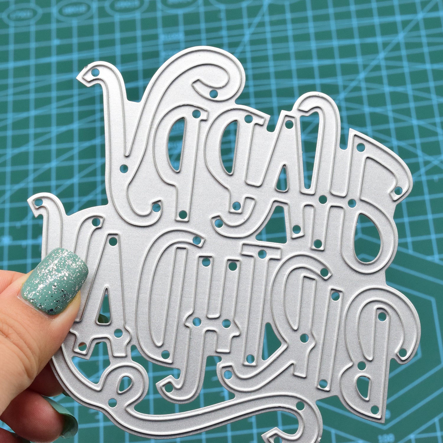 Large Words Happy Birthday Metal Cutting Dies for Scrapbooking