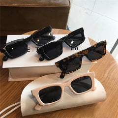 Men's Cat Eye Shape Sunglasses Retro Small Frame Eyewear