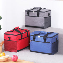 Large Capacity Waterproof Insulated Lunch Bag - Keep Food Fresh and Cold