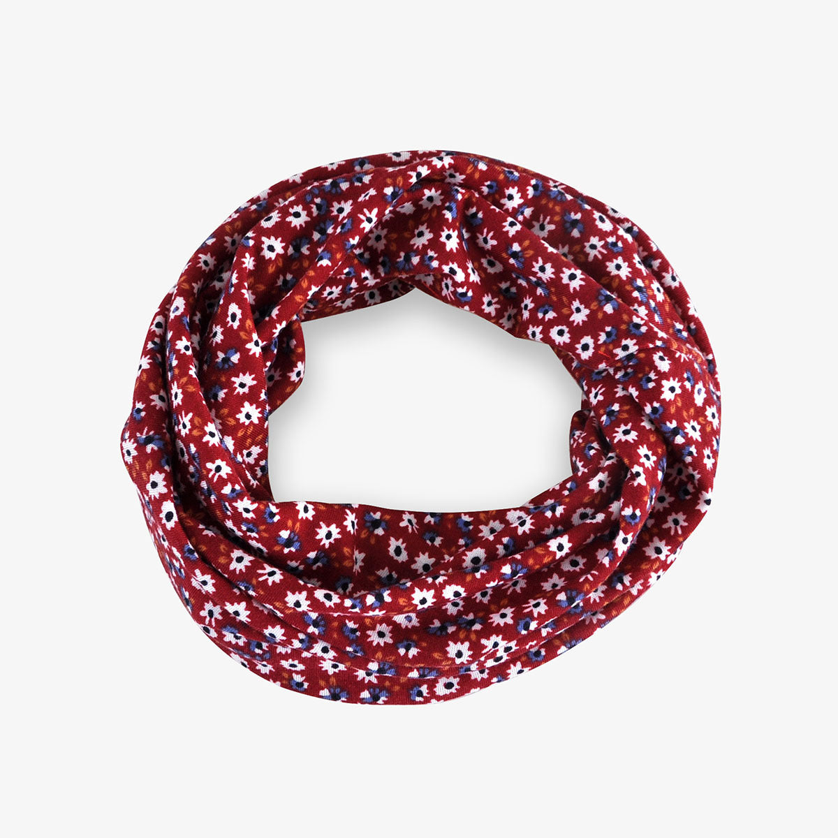 Floral Print Beanie Lightweight Elastic Slouchy Skull Hat