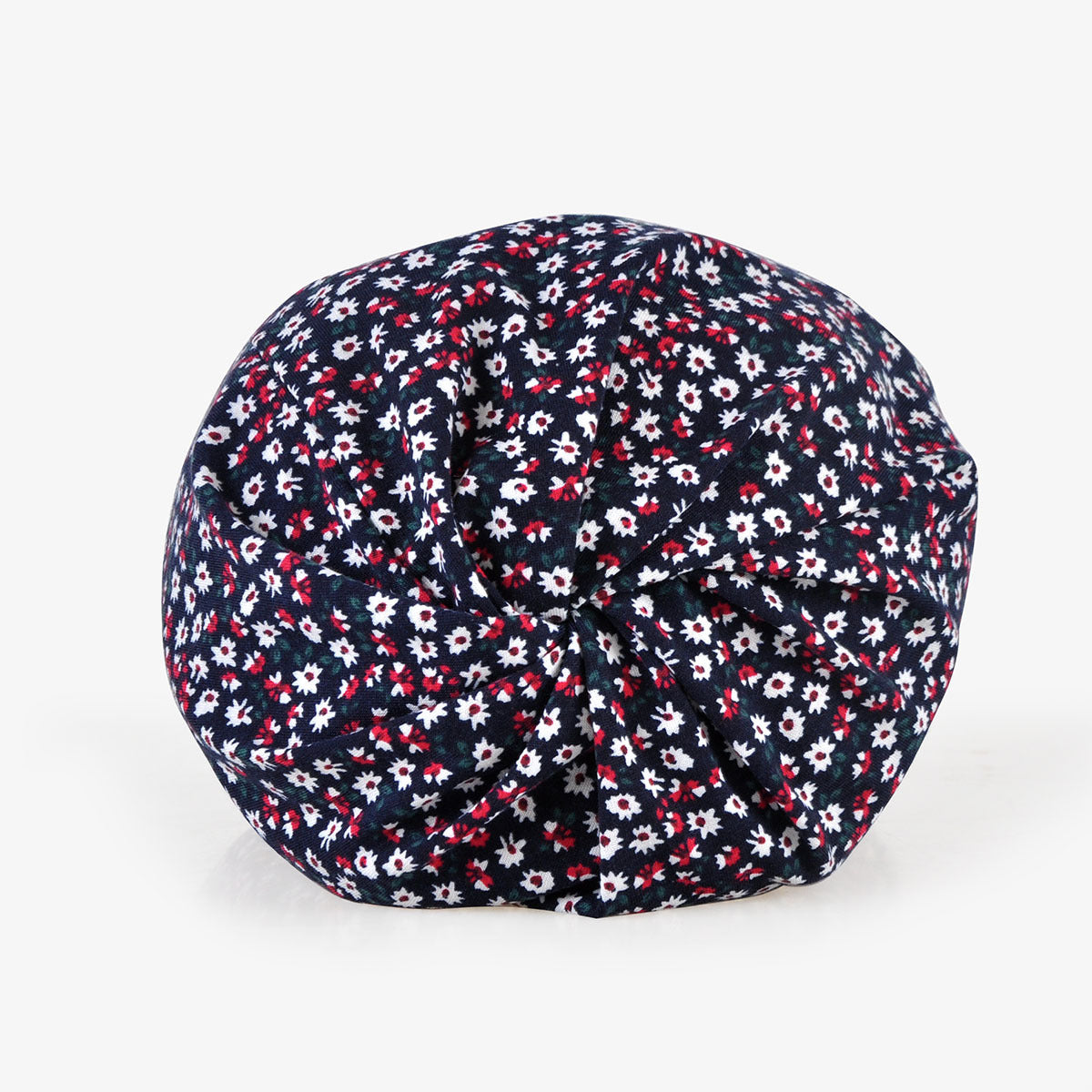 Floral Print Beanie Lightweight Elastic Slouchy Skull Hat