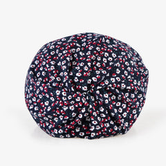 Floral Print Beanie Lightweight Elastic Slouchy Skull Hat