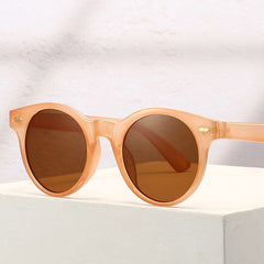 Round Frame Sunglasses Y2K Candy Glasses UV400