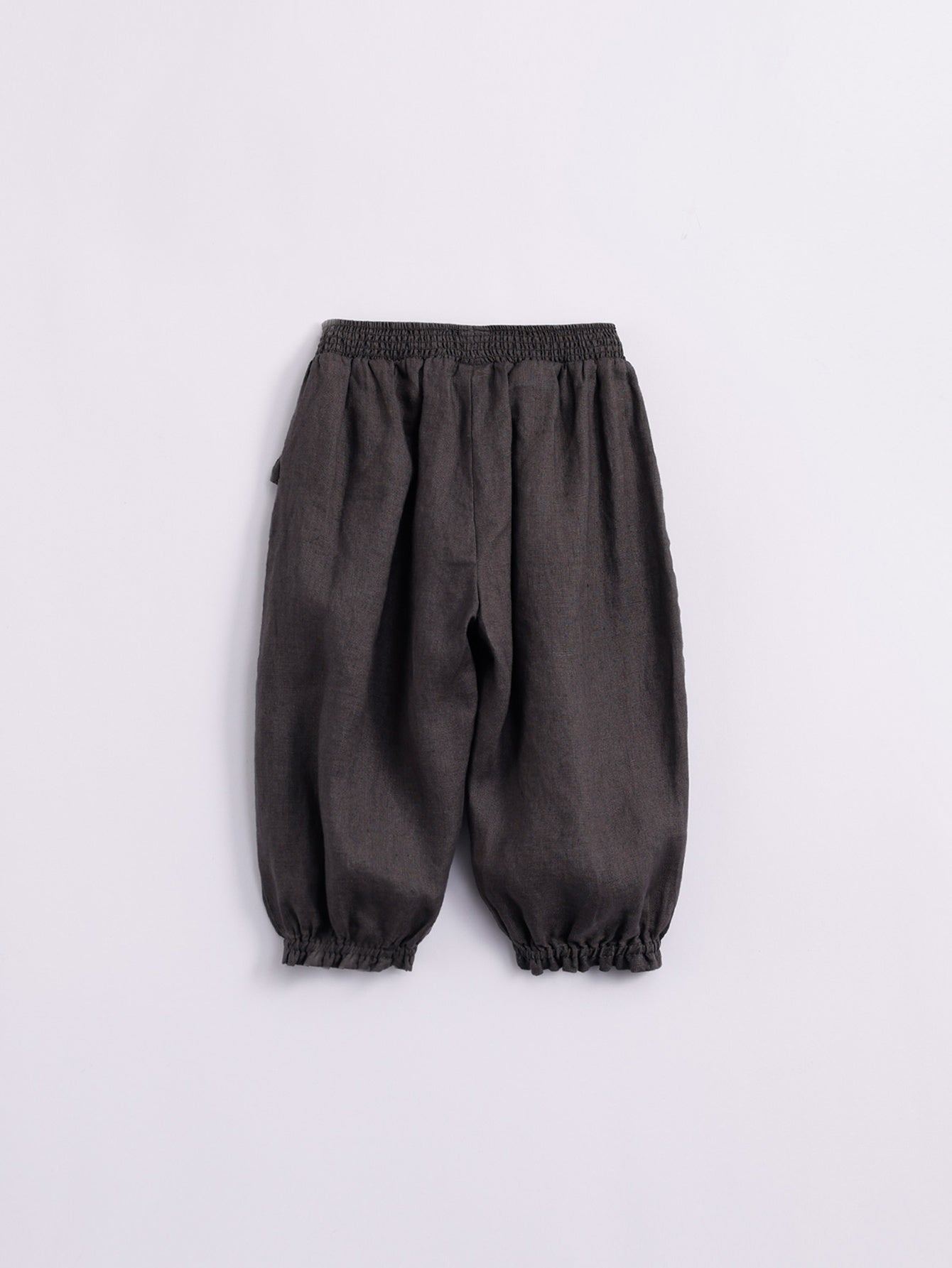 Girls Summer Linen Pants Kids Lace Tunic Casual Pants