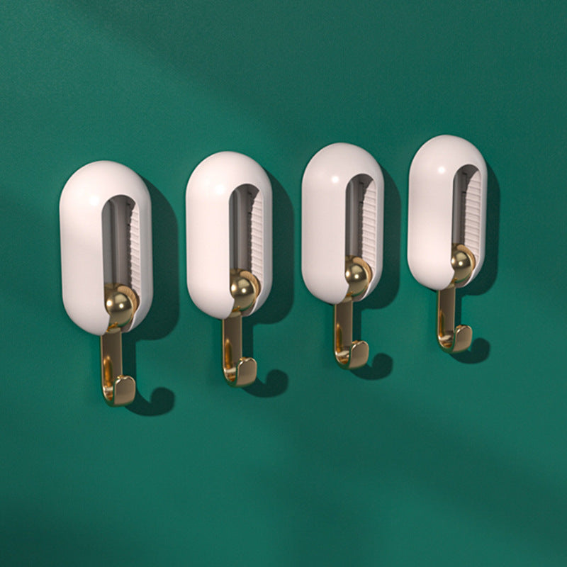 4pcs Wall Mount Towel Hooks
