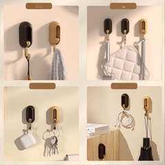 4pcs Wall Mount Towel Hooks