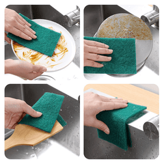 Non Scratch Scouring Pads for Kitchen and Bathroom Cleaning