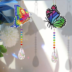 2pcs Animal Wind Chime DIY Diamond Painting Pendant