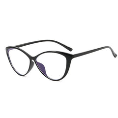 Light Blocking Glasses Cat Eye Clear Lens Anti Eyestrain