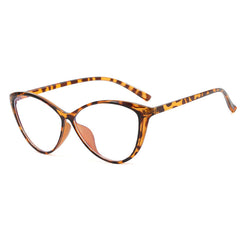 Light Blocking Glasses Cat Eye Clear Lens Anti Eyestrain