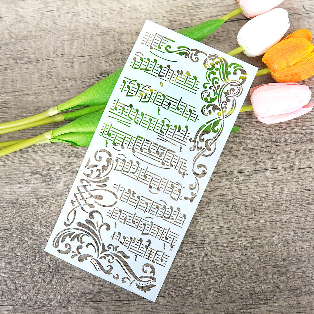 Musical Notes & Staff DIY Stencils for Wall Painting