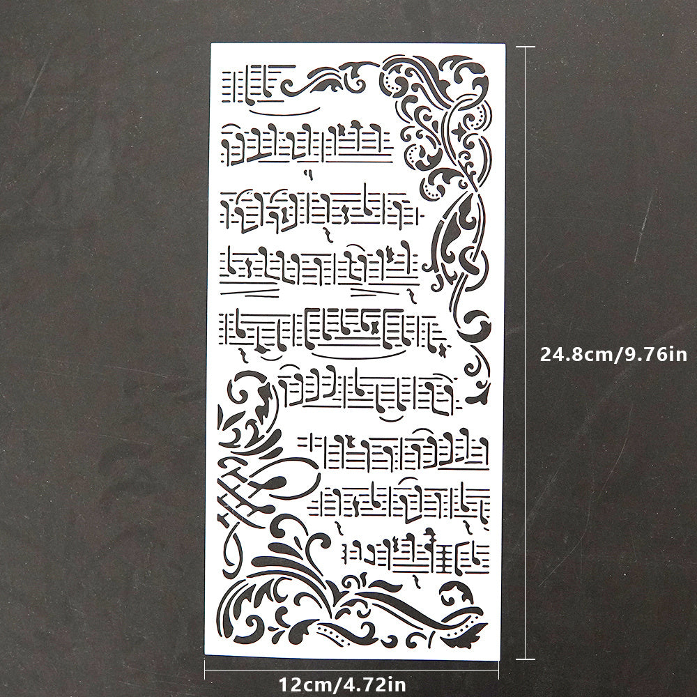 Musical Notes & Staff DIY Stencils for Wall Painting