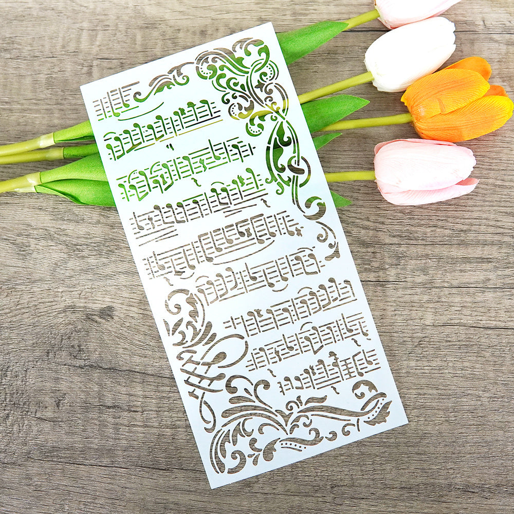 Musical Notes & Staff DIY Stencils for Wall Painting