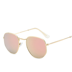Square Metal Frame Sunglasses UV400
