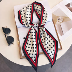 Skinny Silk Twilly Scarf Neck Tie