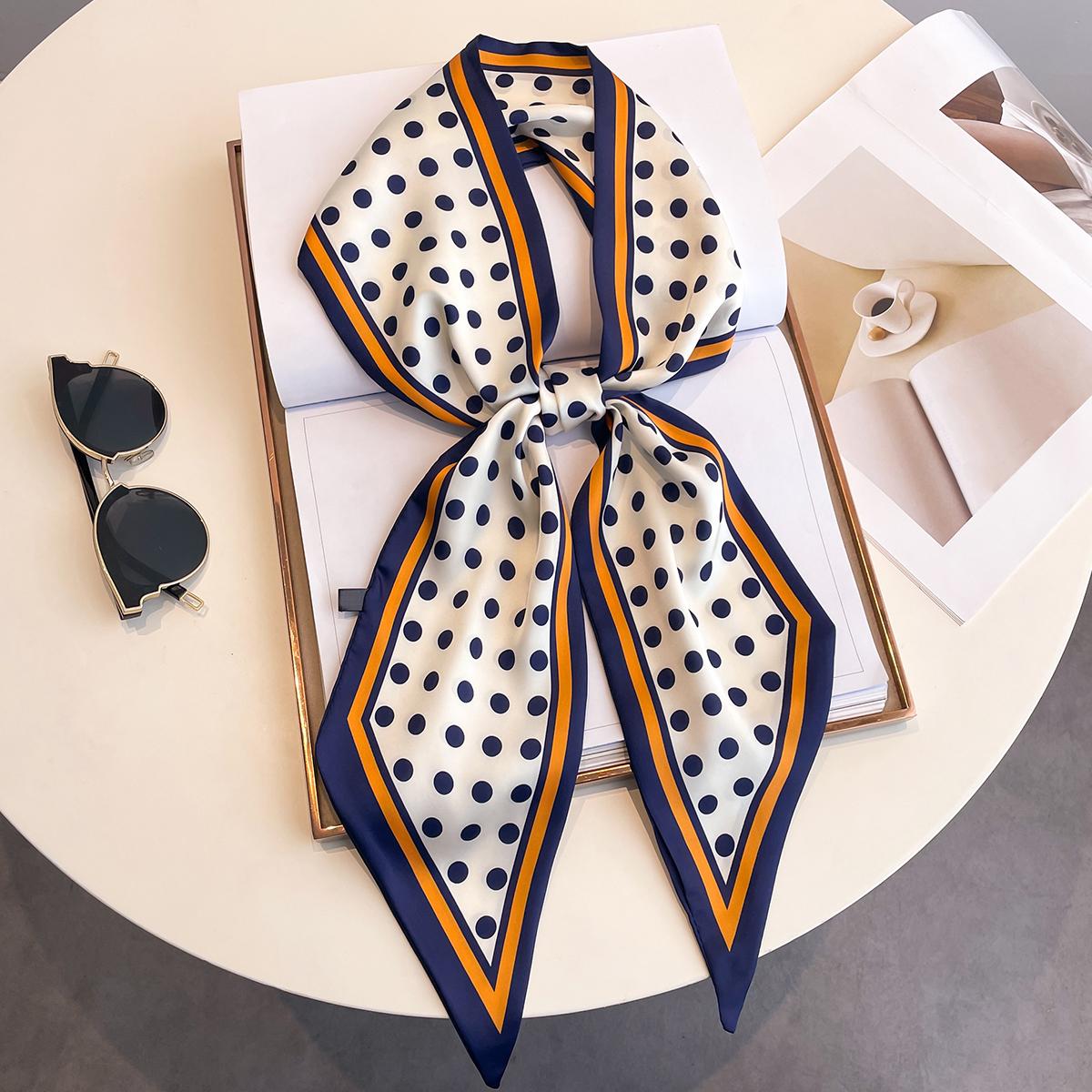 Skinny Silk Twilly Scarf Neck Tie