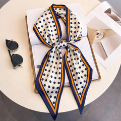 Skinny Silk Twilly Scarf Neck Tie
