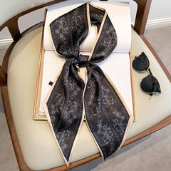 Skinny Silk Twilly Scarf Neck Tie