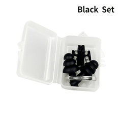Waterproof Swimming Earplugs & Nose Clip Set with Case Soft Silicone