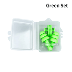 Waterproof Swimming Earplugs & Nose Clip Set with Case Soft Silicone