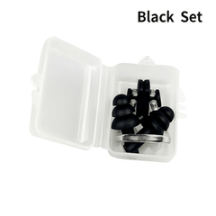 Waterproof Swimming Earplugs & Nose Clip Set with Case Soft Silicone