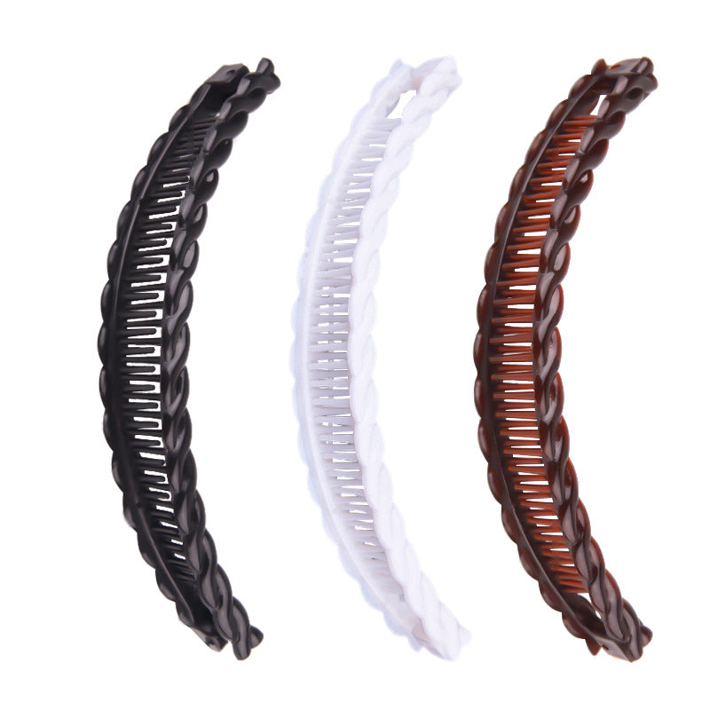 Plastic Hair Claw Banana Clip for Women Girls