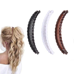 Plastic Hair Claw Banana Clip for Women Girls