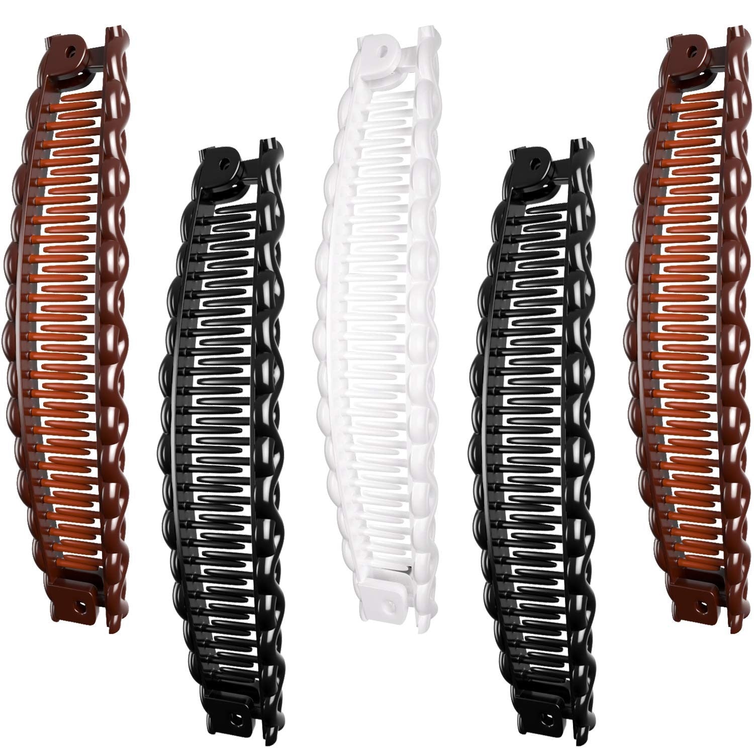 Plastic Hair Claw Banana Clip for Women Girls