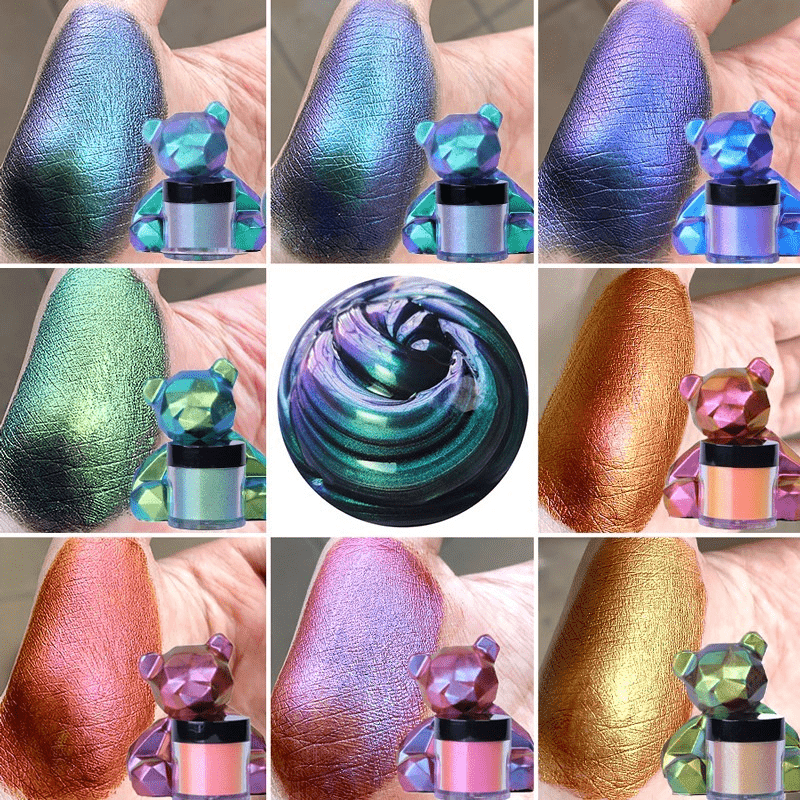 5G Chameleon Pigment Pearlescent Epoxy Resin Glitter Kit