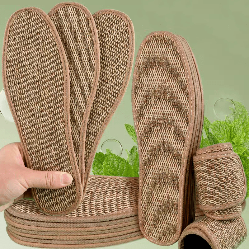Linen Insole for Men & Women Soft Sole Breathable Sports Deodorization