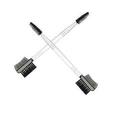Eyelash Comb & Eyebrow Brush Dual Comb Makeup Tool for Women Girls