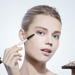 Eyelash Comb & Eyebrow Brush Dual Comb Makeup Tool for Women Girls