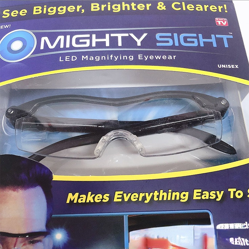 Lighted Magnifying Reading Glasses Power Zoom Unisex Night Vision Eyeglass