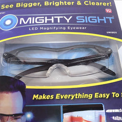 Lighted Magnifying Reading Glasses Power Zoom Unisex Night Vision Eyeglass