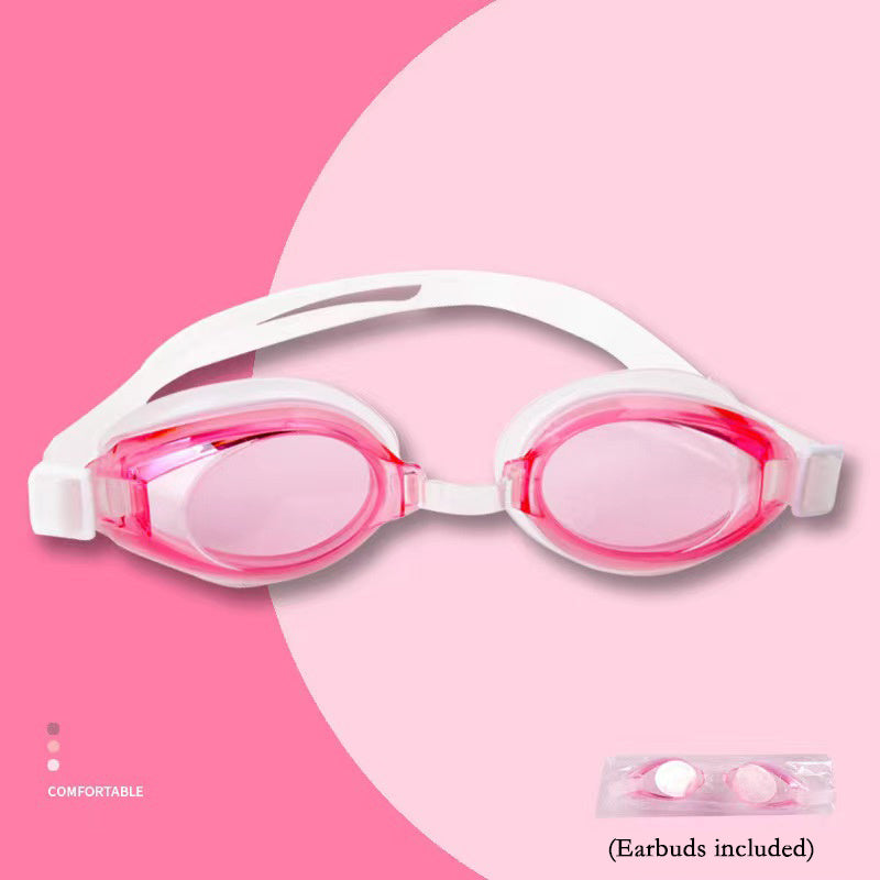 Silicone Swimming Goggles Waterproof Anti Fog UV Protection for Men & Women