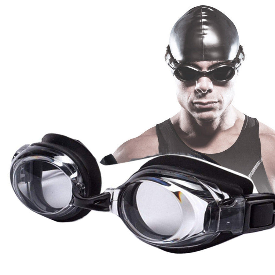 Silicone Swimming Goggles Waterproof Anti Fog UV Protection for Men & Women