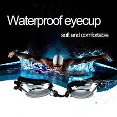 Silicone Swimming Goggles Waterproof Anti Fog UV Protection for Men & Women