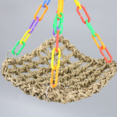 Interactive Parrot Swing Toy for Chewing Climbing and Fun