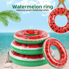 Watermelon Inflatable Mattress for Pool Parties and Beach Fun