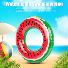 Watermelon Inflatable Mattress for Pool Parties and Beach Fun