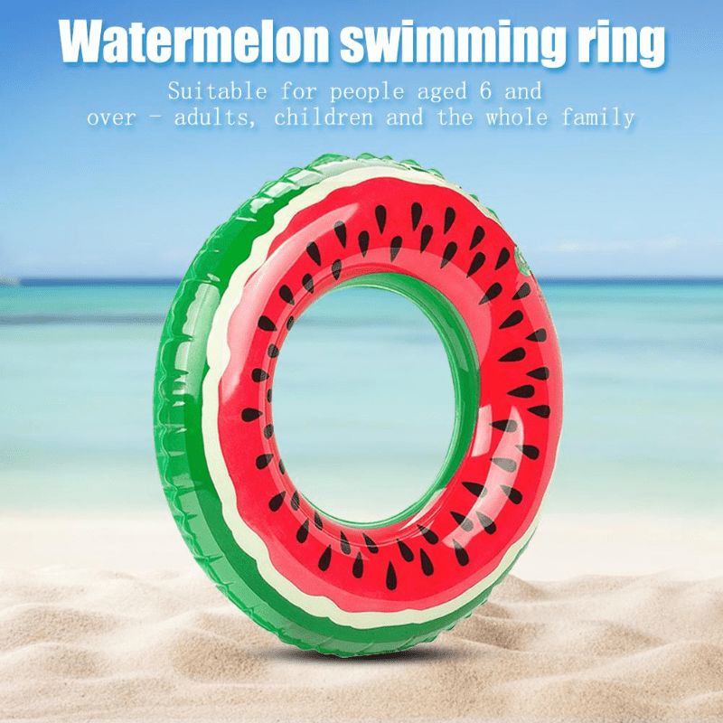 Watermelon Inflatable Mattress for Pool Parties and Beach Fun